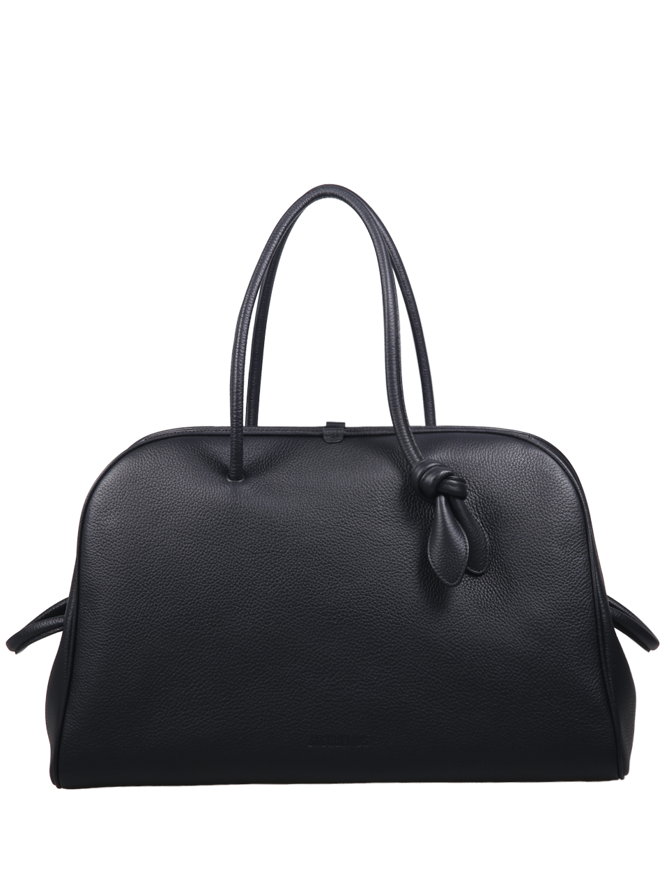 MEN JACQUEMUS BLACK CALF LEATHER LE GRAND TURISMO BAG