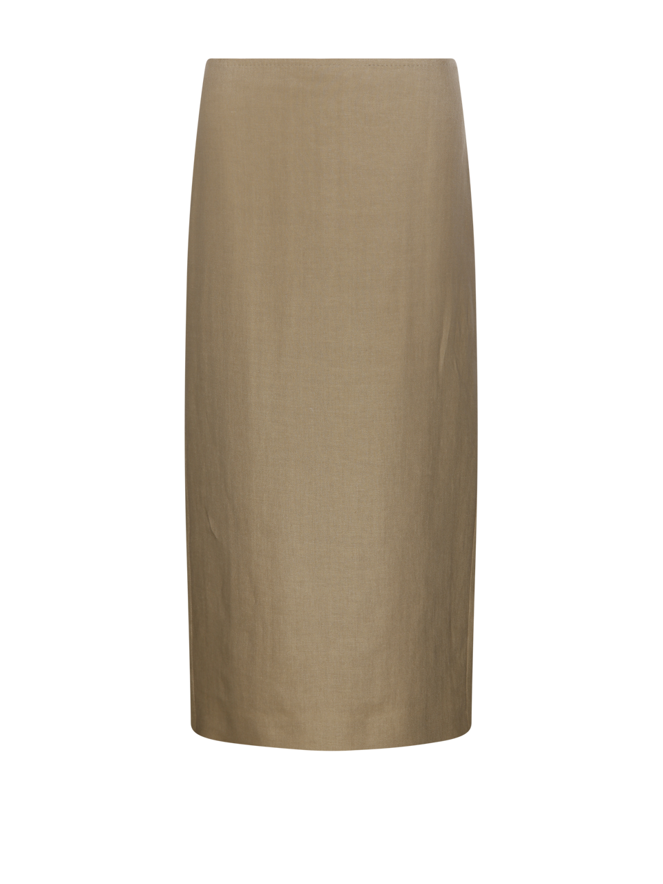 DONNA MAXMARA GONNA VERANDA IN LINO BEIGE