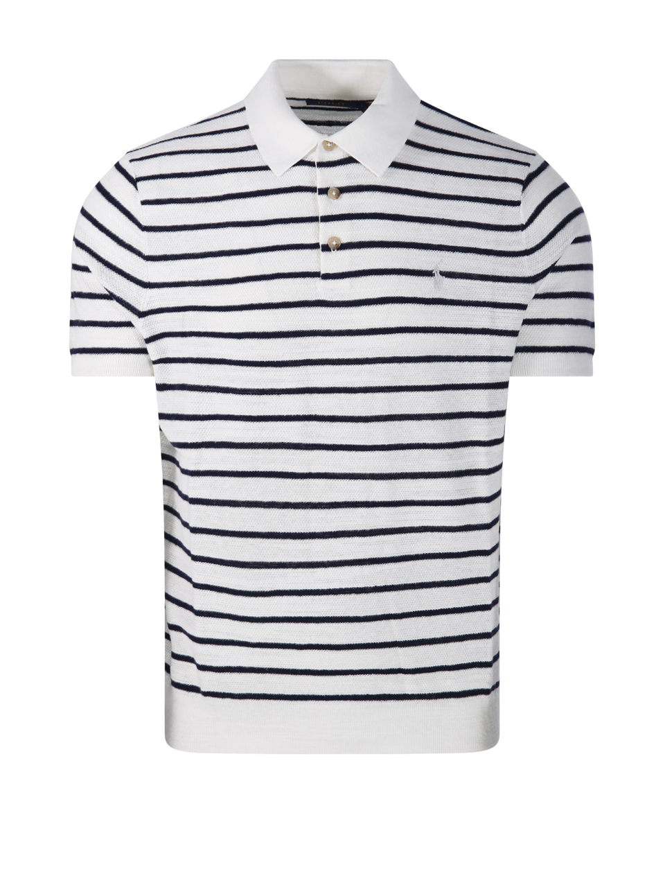 MEN RALPH LAUREN WHITE COTTON POLO