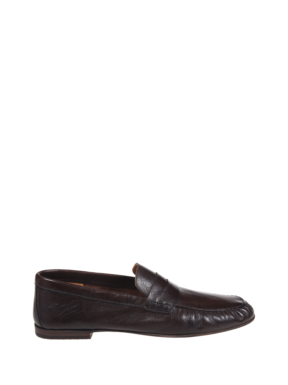 MEN ALBERTO FASCIANI BROWN LEATHER CORTINA SHOE
