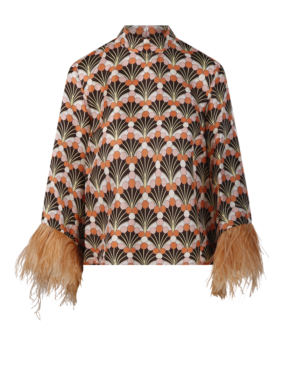 MAKE AN EXIT TOP WITH FEATHERS