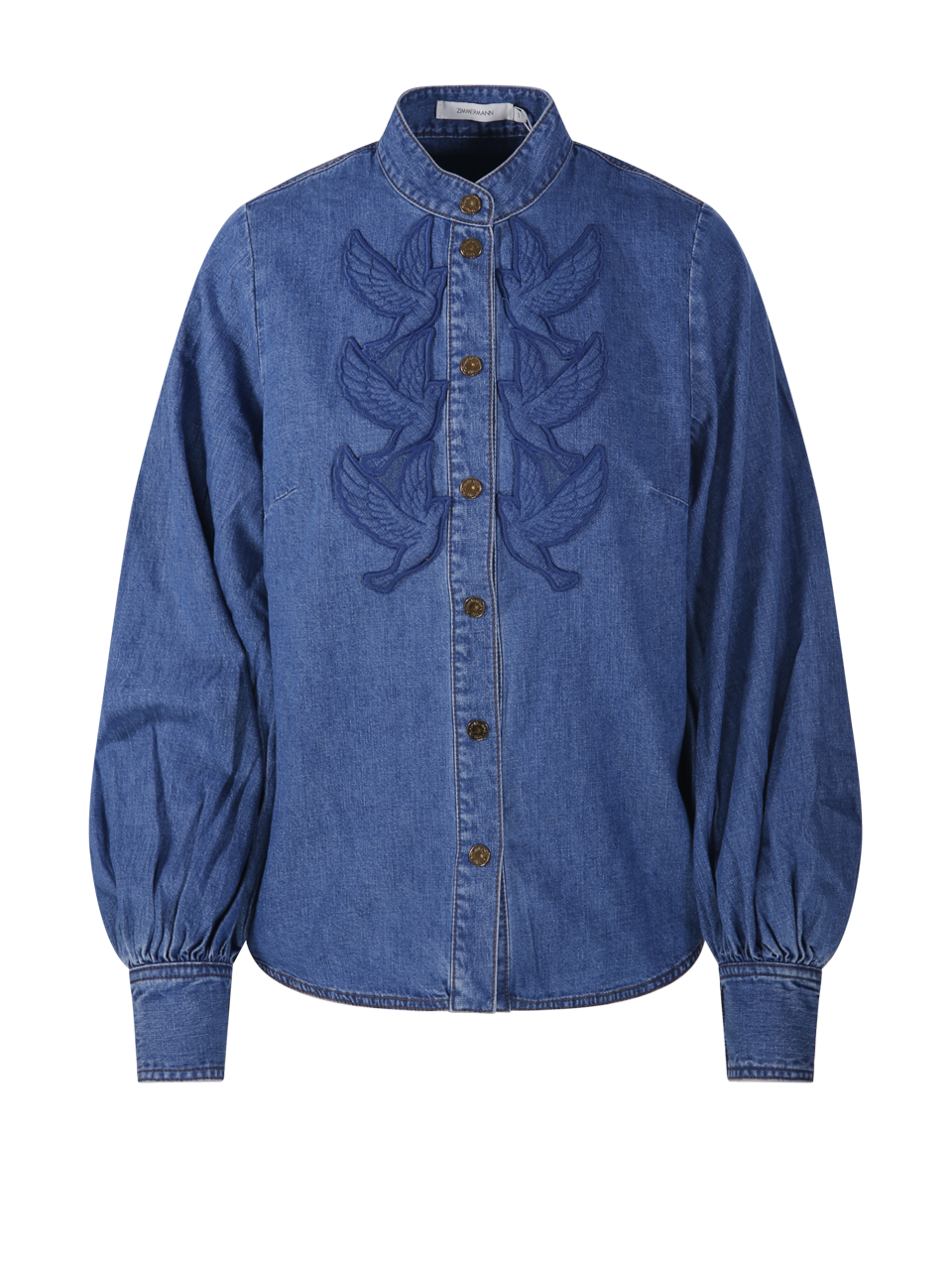 DENIM APPLIQUE SHIRT