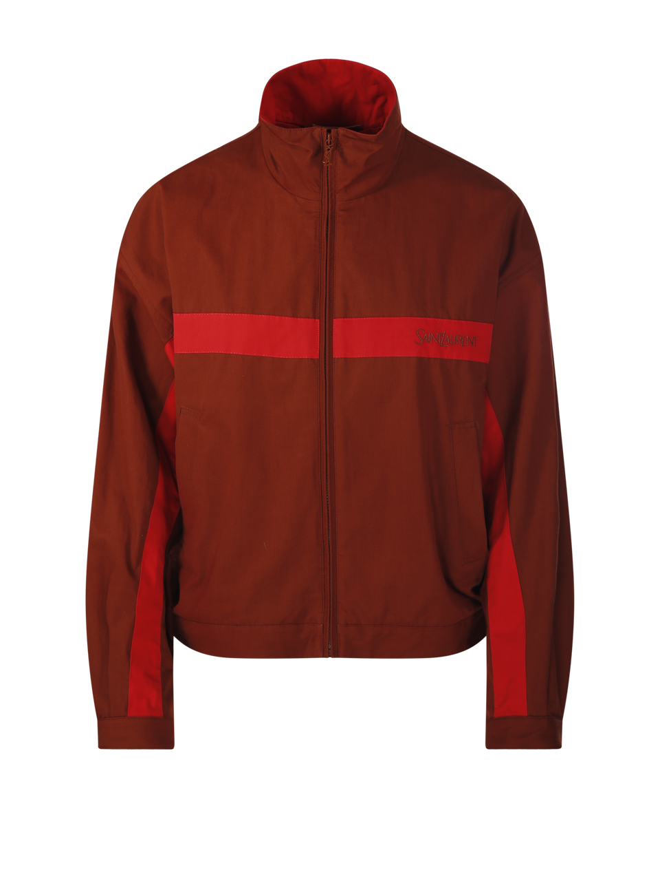 DONNA SAINT LAURENT GIACCA DI COTONE ROSSA