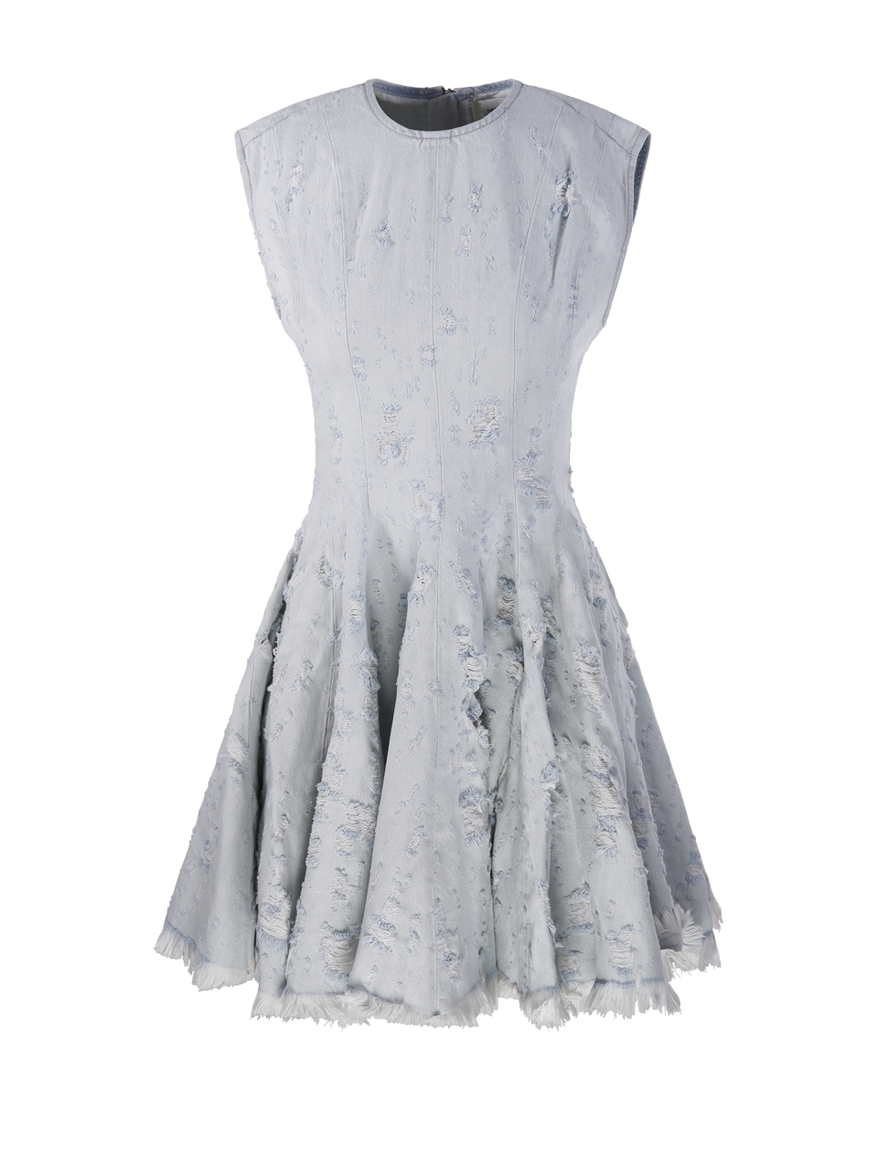 REESE LIGHT BLUE DESTROY DRESS