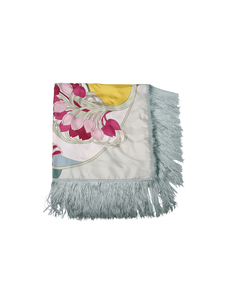 REVERSIBLE FRINGE CARRÉ SCARF