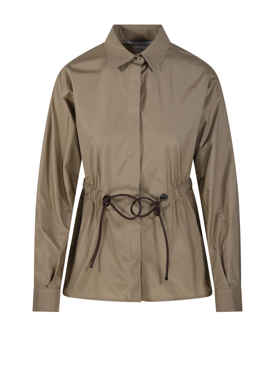 WOMAN MAXMARA BEIGE COTTON TAZZINA SHIRT