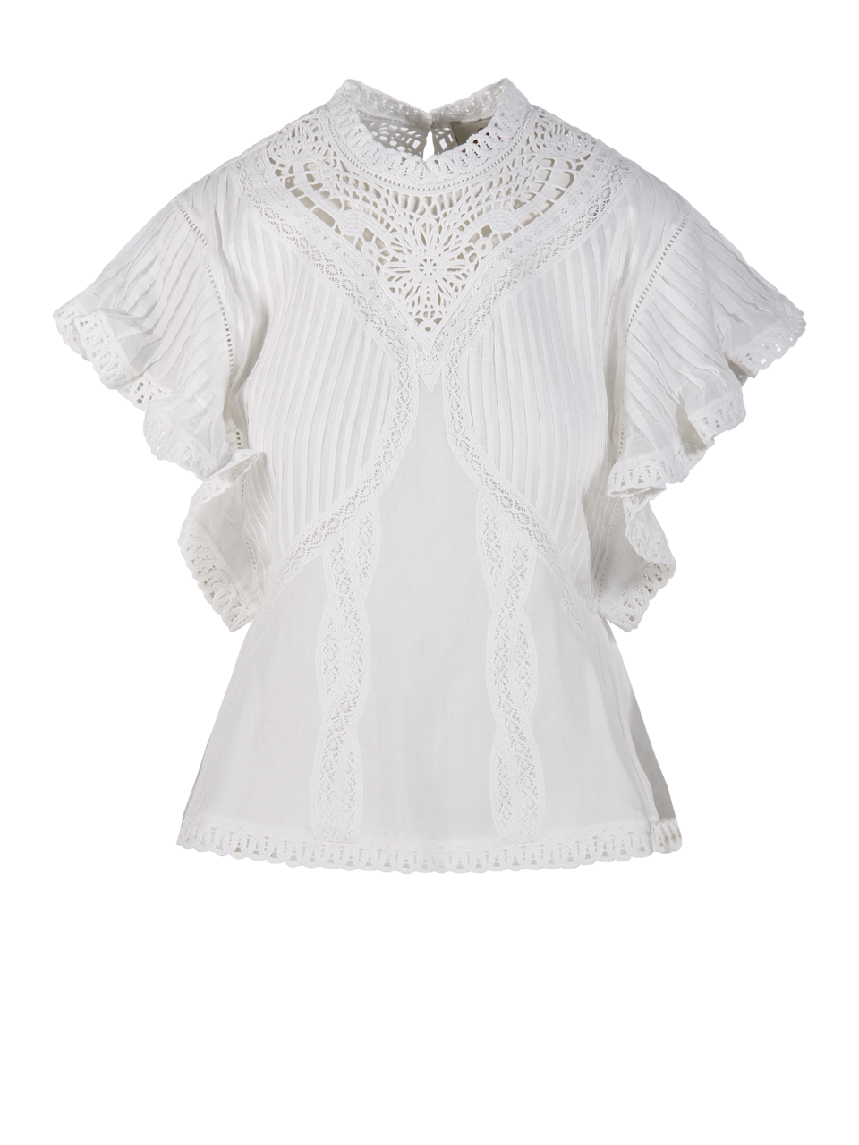 BLOUSE WITH APPLIQUS