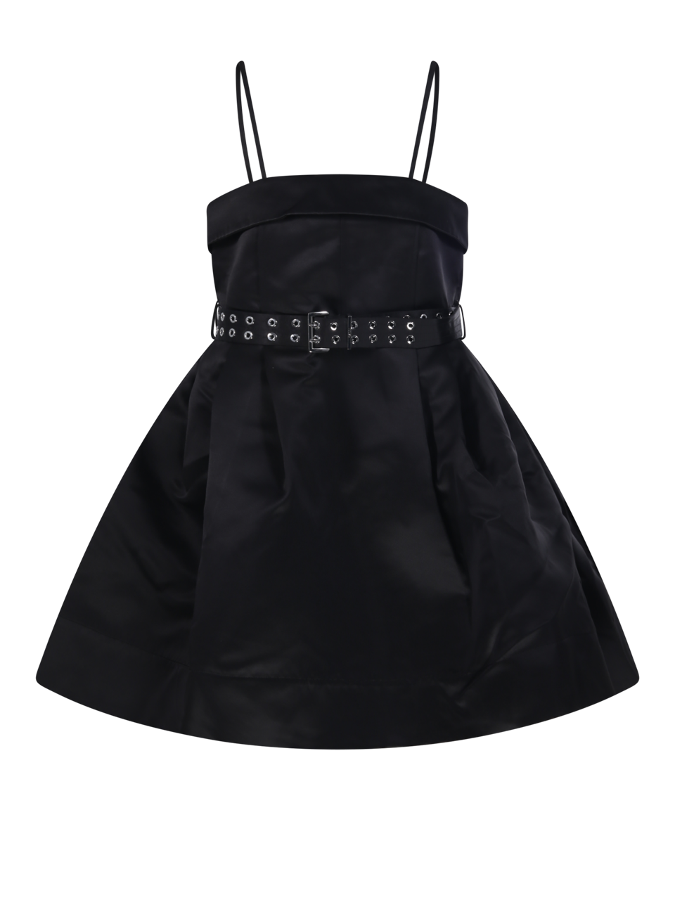 DUCHESSE SATIN BUBBLE MINI DRESS