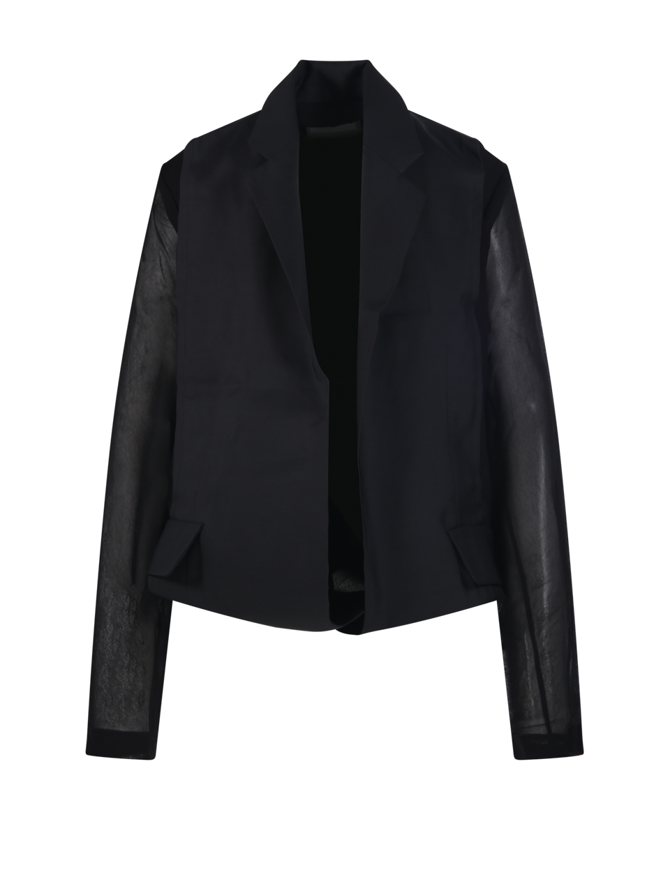 LAYERED TUCKED-HEM JACKET