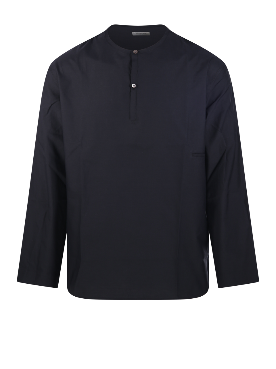 DONNA LEMAIRE TOP VAREUSE IN COTONE BLU 