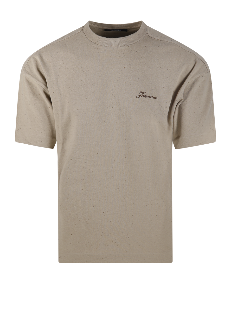 MEN JACQUEMUS BEIGE COTTON LE TSHIRT BRODERO