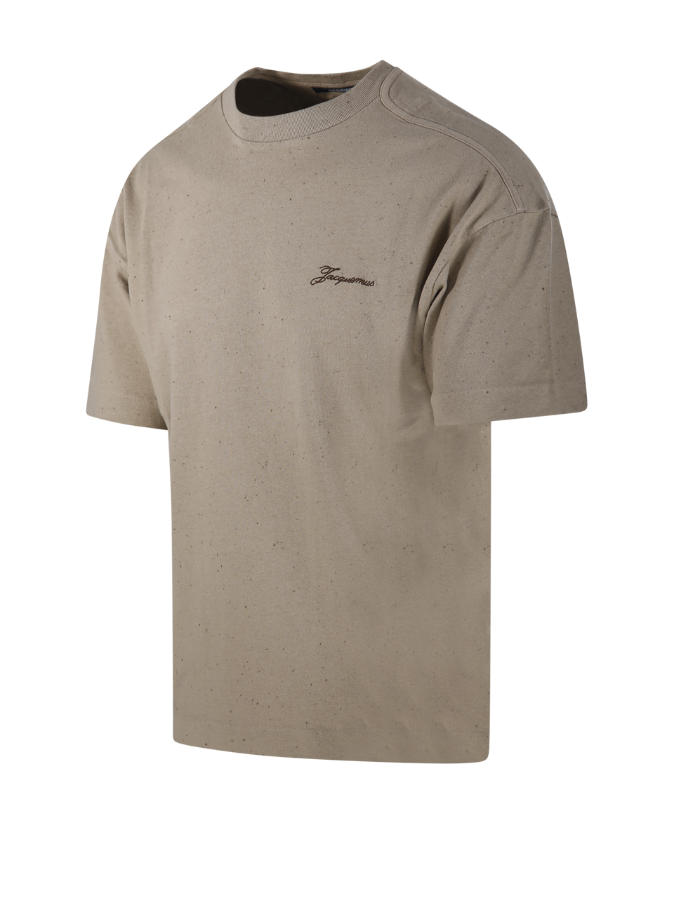 MEN JACQUEMUS BEIGE COTTON LE TSHIRT BRODERO