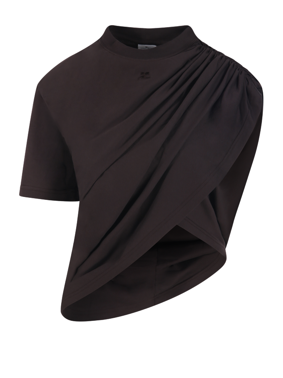 ASYMMETRICAL TWIST T-SHIRT