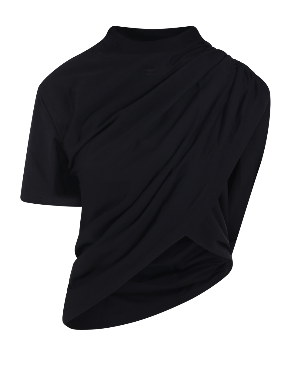 ASYMMETRICAL TWIST T-SHIRT