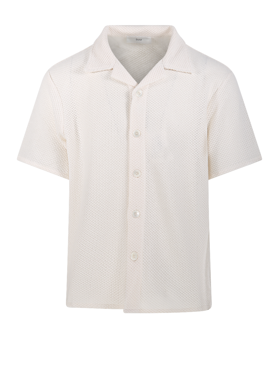 OPEN COLLARED CROCHET SHIRT