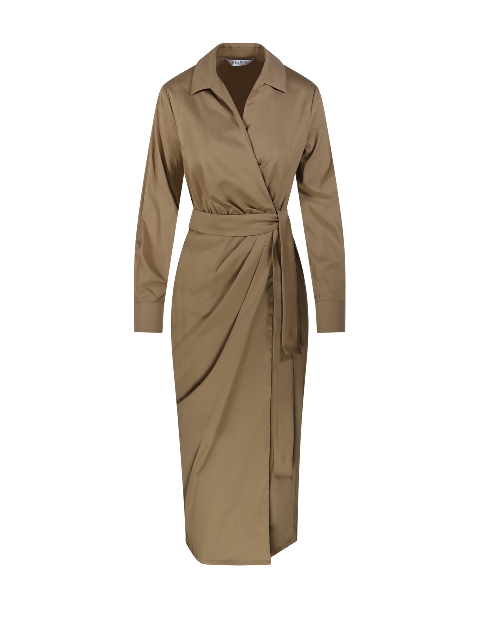 WOMAN MAXMARA BEIGE COTTON BETA DRESS