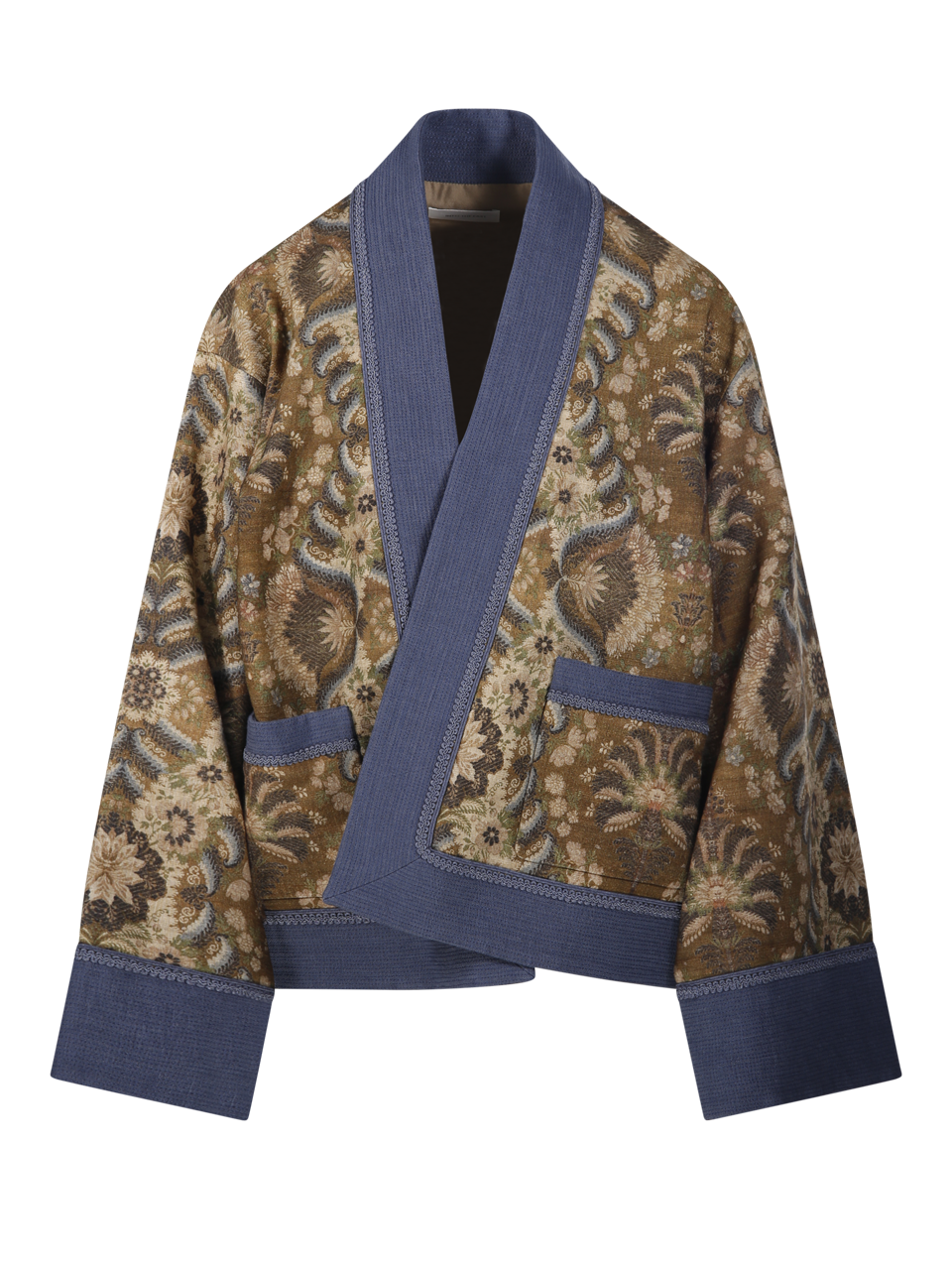 PALMETTE KIMONO COAT