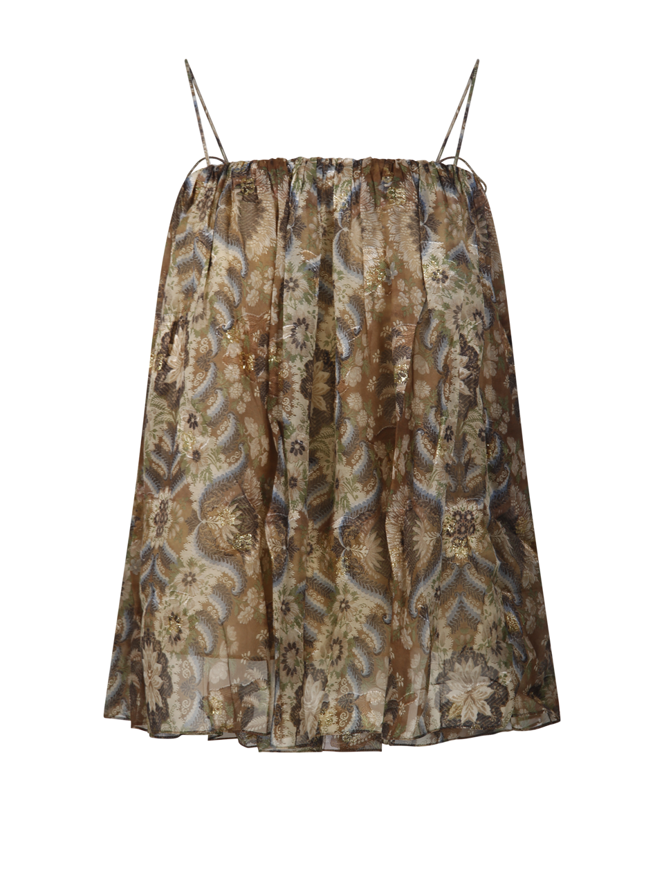 PALMETTE DOUBLE LAYER CAMISOLE TOP