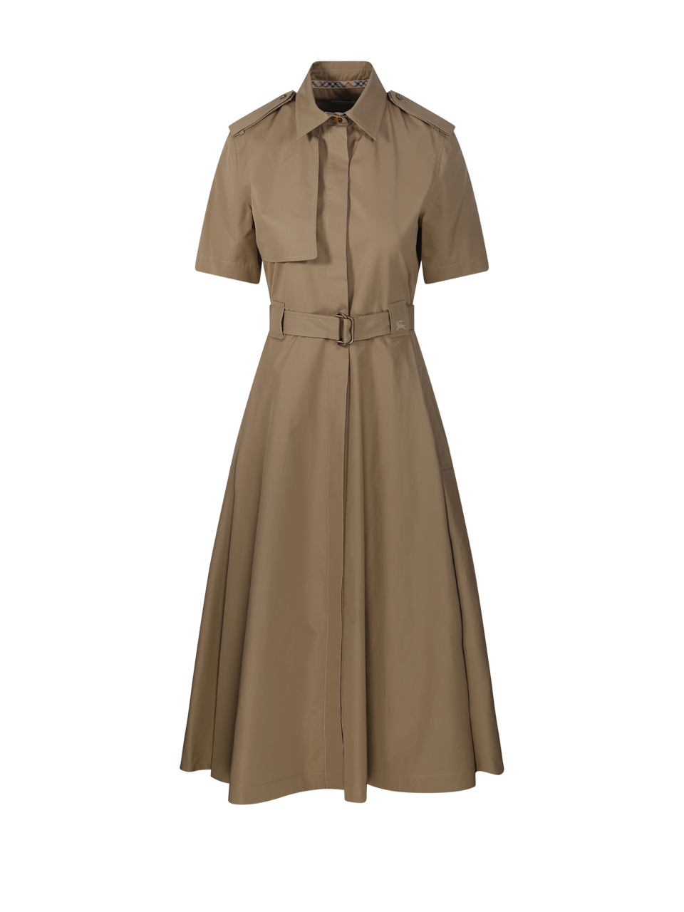 WOMAN BURBERRY BEIGE COTTON TANYA DRESS