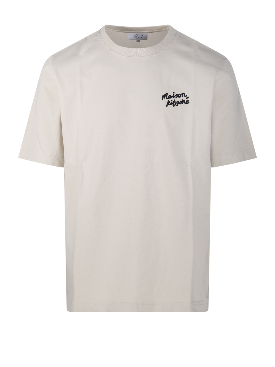 MEN MAISON KITSUNE NUDE ORGANIC COTTON MAISON KITSUNÉ HANDWRITING COMFORT TEE-SHIRT