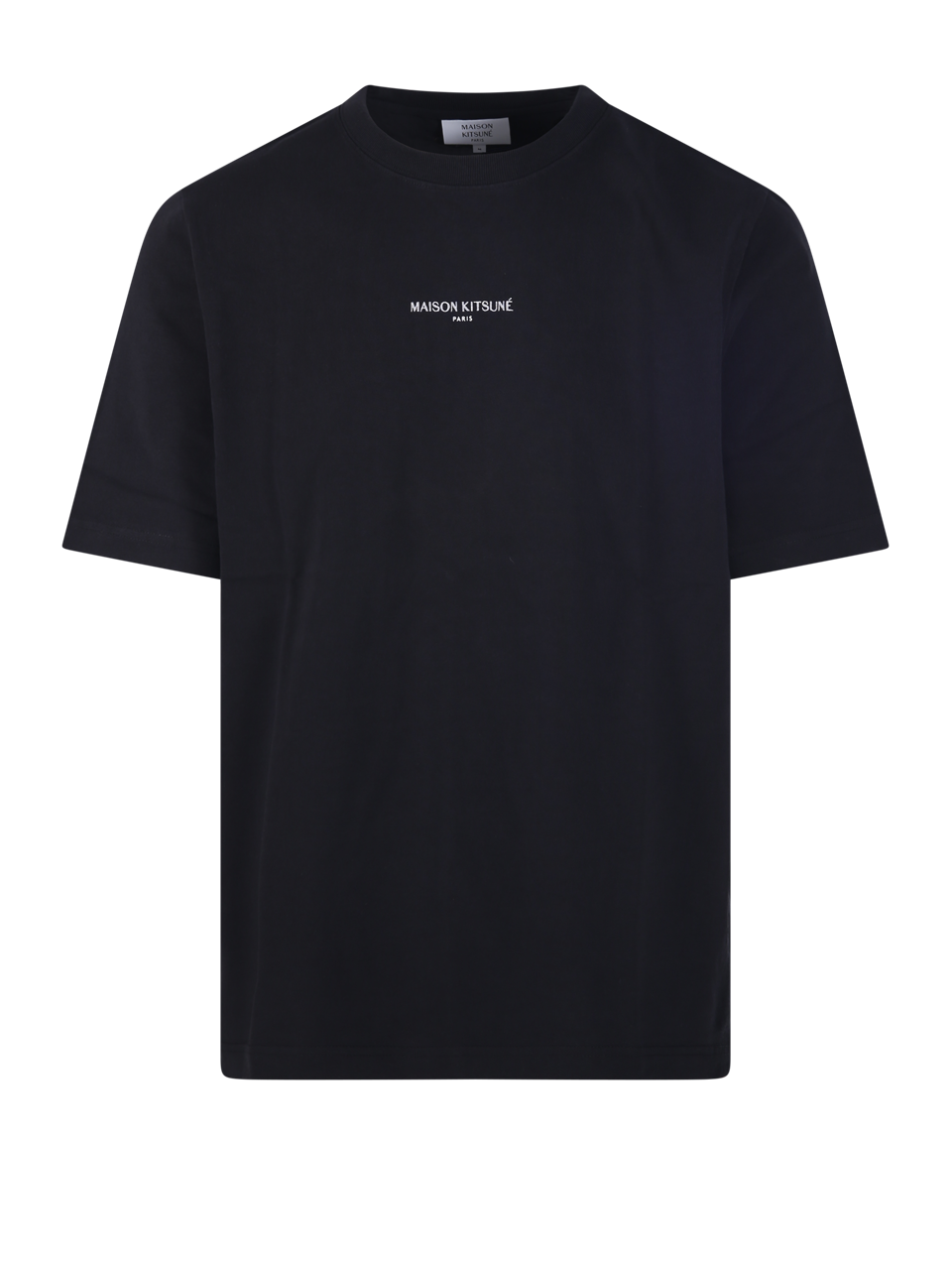 MEN MAISON KITSUNE WHITE ORGANIC COTTON MAISON KITSUNÉ PARIS COMFORT TEE-SHIRT