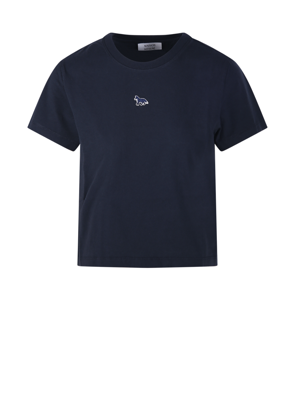 WOMAN MAISON KITSUNE BLUE COTTON BABY FOX BABY TEE-SHIRT