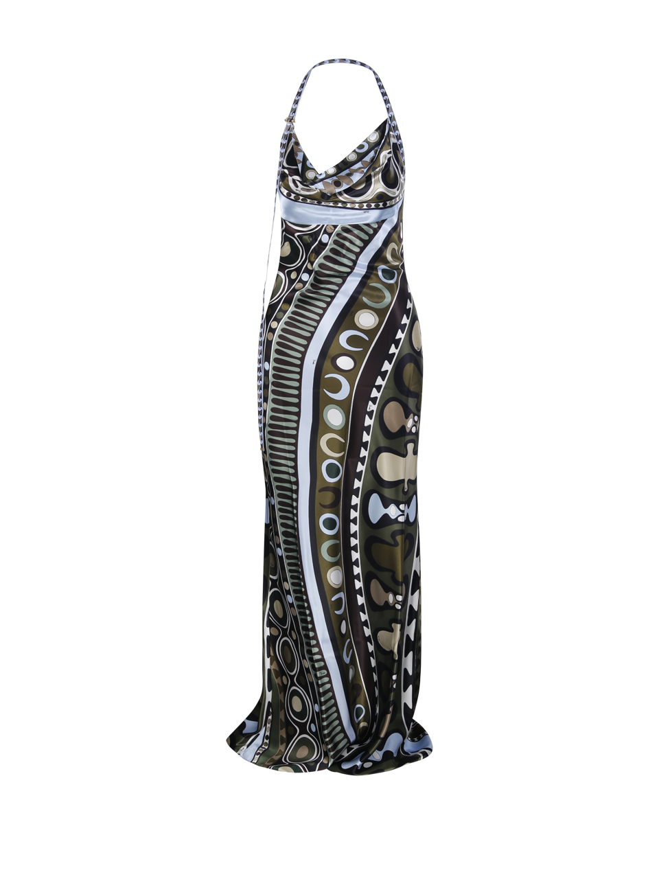WOMAN EMILIO PUCCI GREEN VISCOSE DRESS