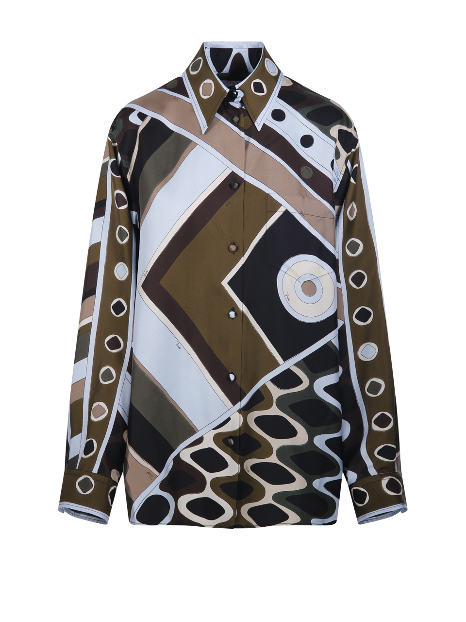 WOMAN EMILIO PUCCI MULTICOLOR SILK SHIRT