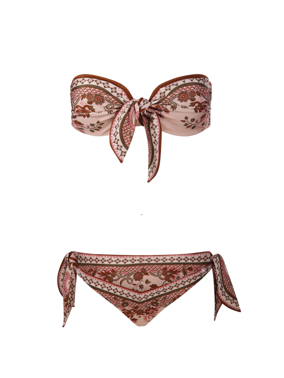 DONNA ZIMMERMANN BIKINI ASTER ROSA IN POLIAMMIDE