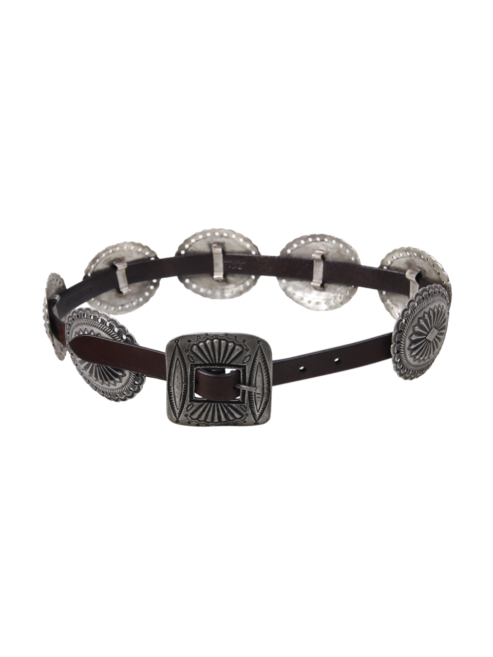 DONNA RALPH LAUREN CINTURA IN PELLE MARRONE 
