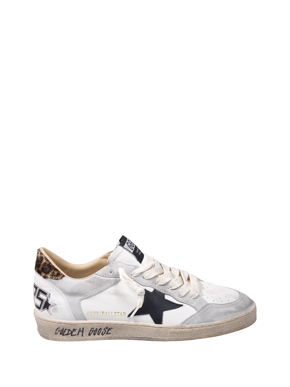 UOMO GOLDEN GOOSE SNEAKER BALL STAR IN PELLE BIANCA