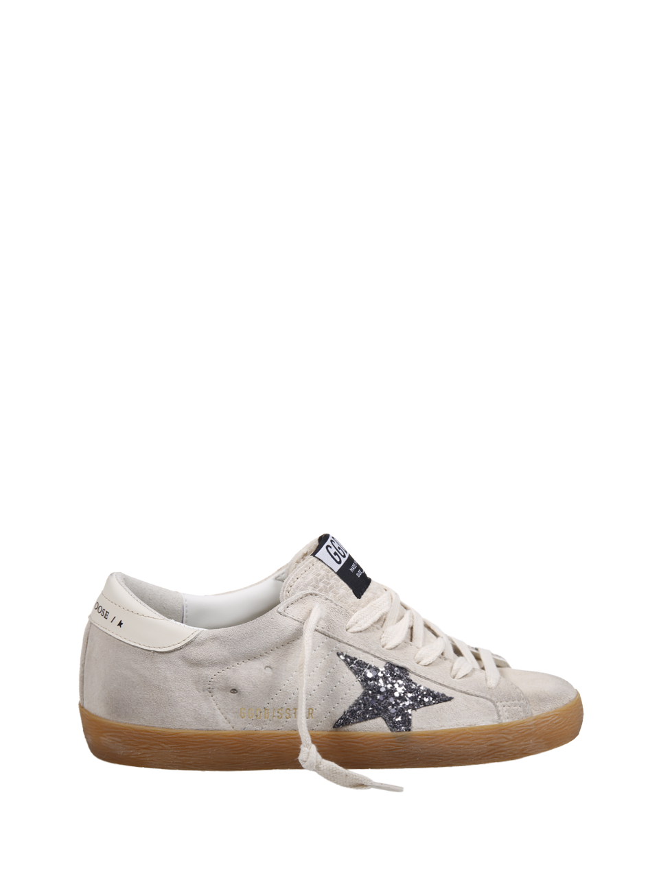 WOMAN GOLDEN GOOSE WHITE LEATHER SUPER STAR SNEAKER 