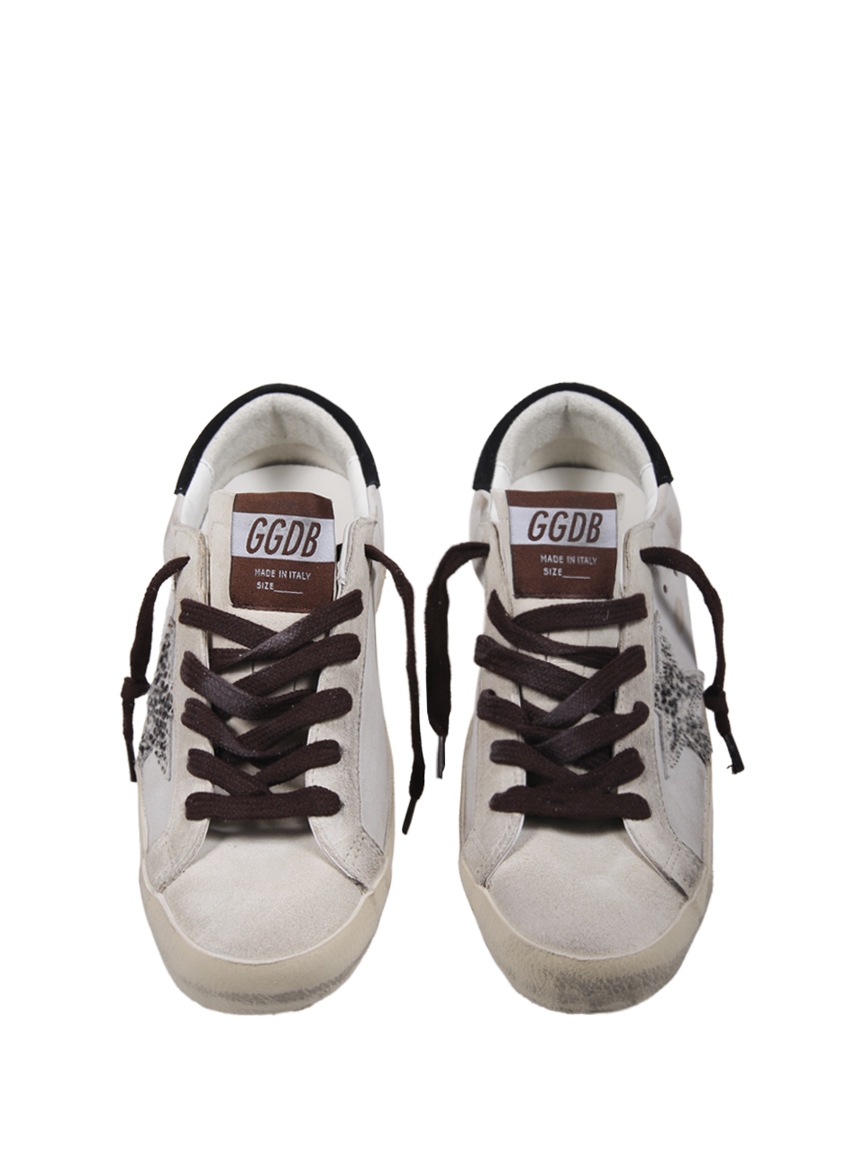 WOMAN GOLDEN GOOSE WHITE LEATHER SUPER STAR SNEAKER 