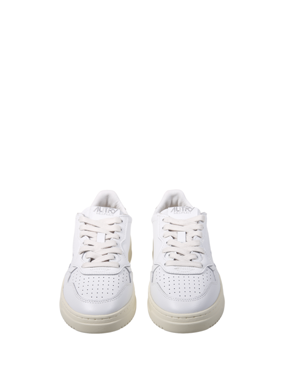 WOMAN AUTRY WHITE LEATHER MEDALIST LOW SNEAKERS 