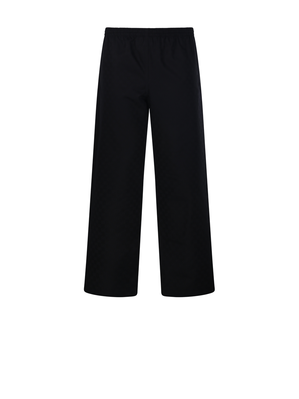MEN GUCCI BLACK COTTON TROUSERS