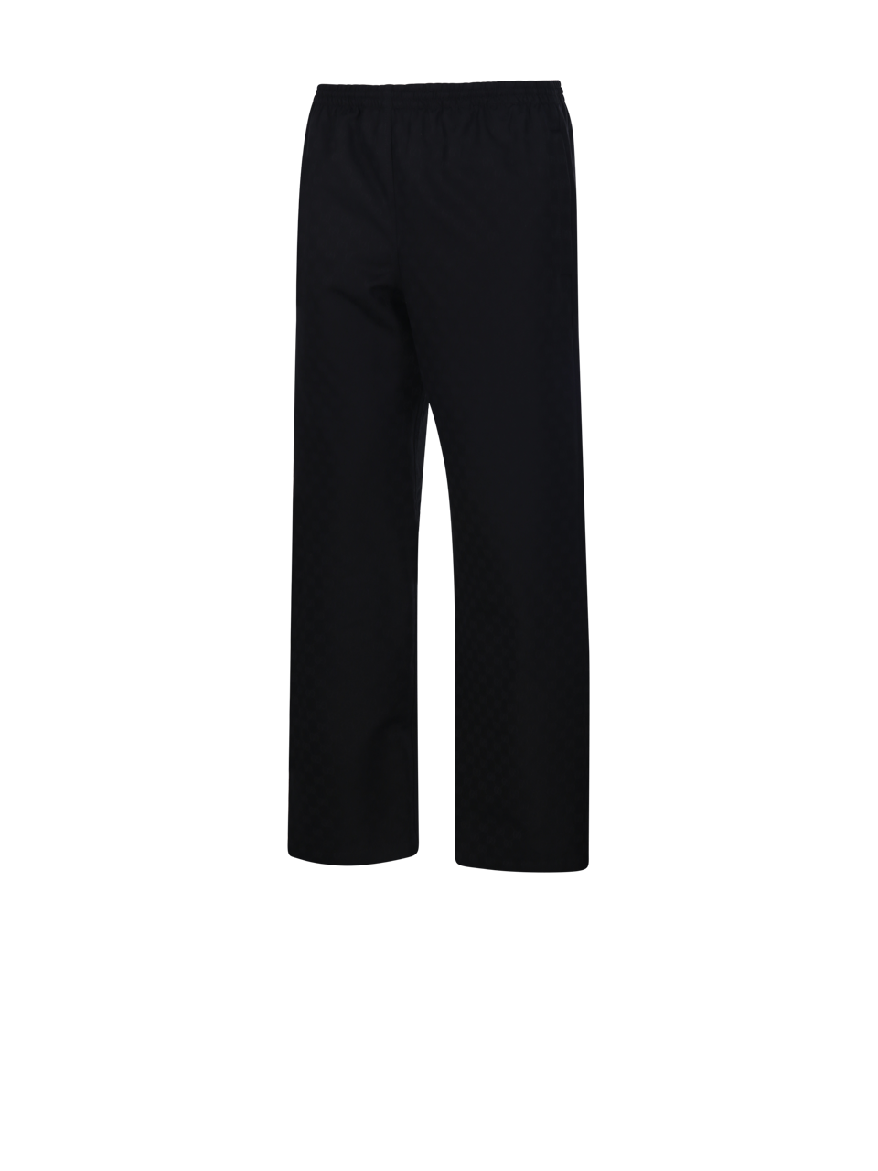 MEN GUCCI BLACK COTTON TROUSERS
