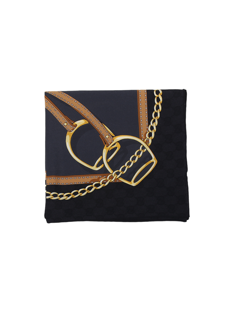 WOMAN GUCCI BLACK SILK FOULARD