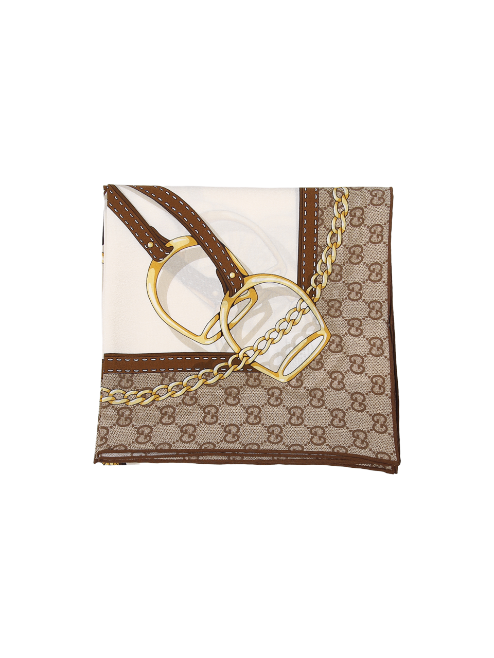 WOMAN GUCCI BEIGE SILK FOULARD