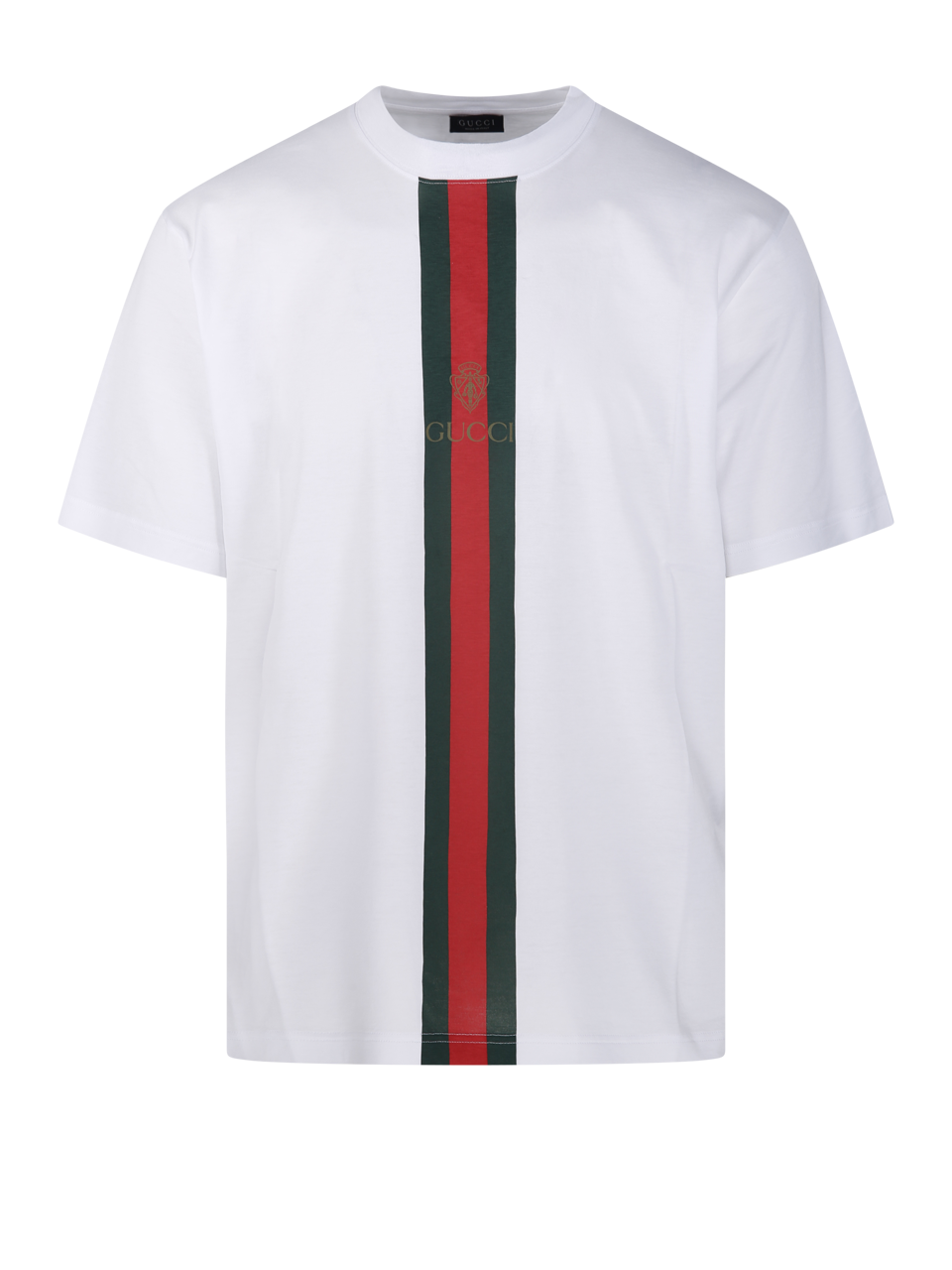 MEN GUCCI WHITE COTTON S/S T-SHIRT