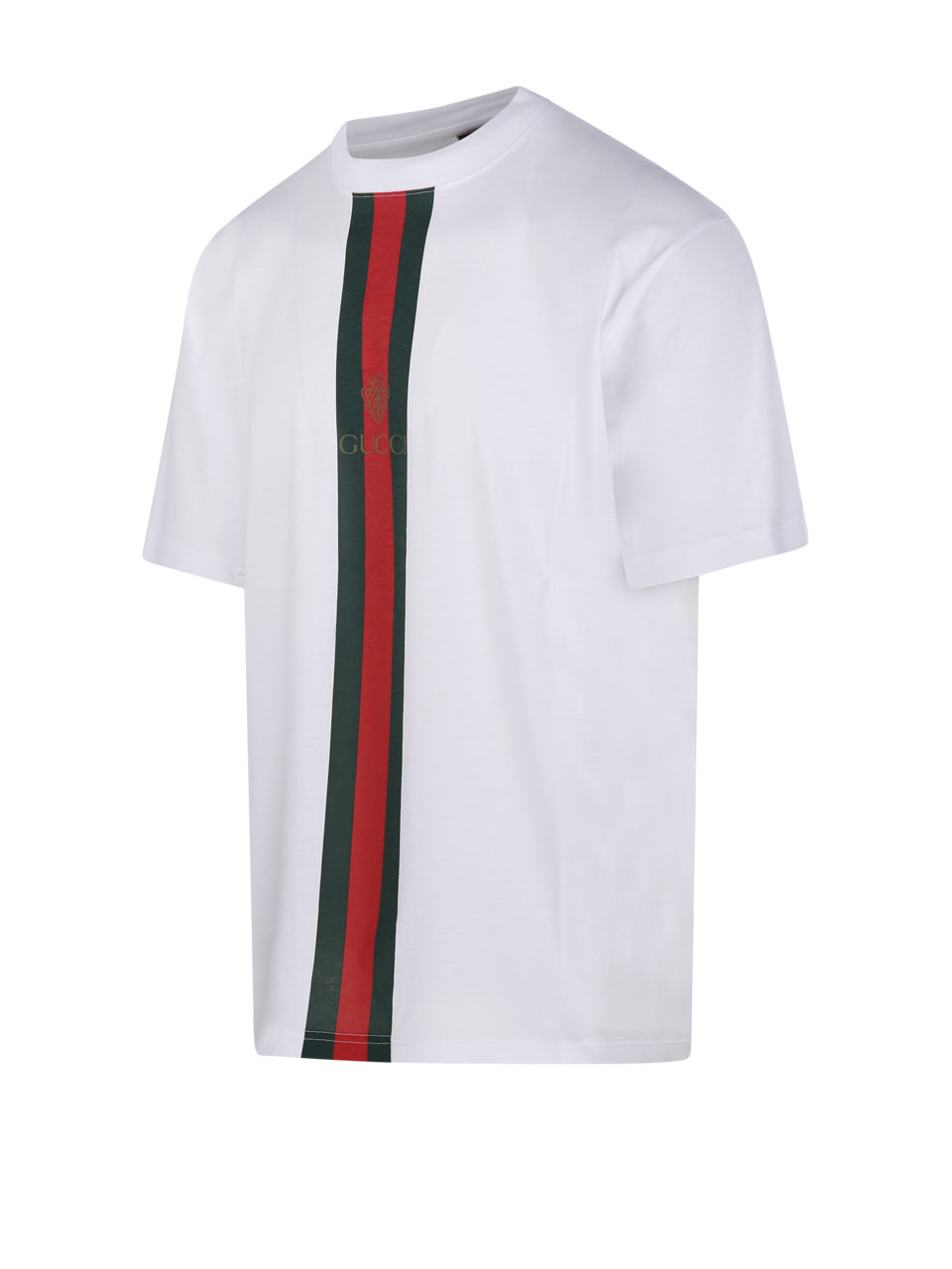 MEN GUCCI WHITE COTTON S/S T-SHIRT