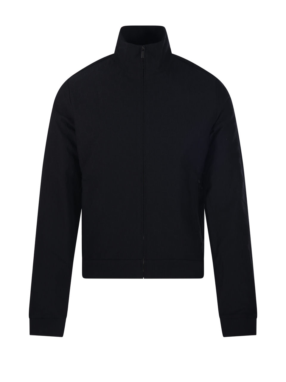 MEN GUCCI BLACK POLYAMIDE FULL ZIP SWEATSHIRT