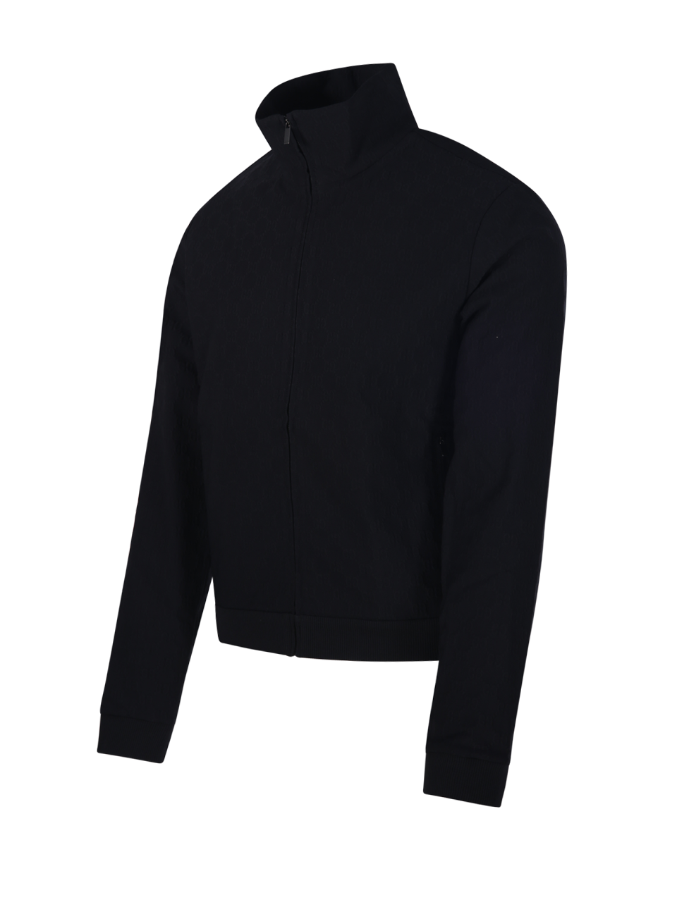 MEN GUCCI BLACK POLYAMIDE FULL ZIP SWEATSHIRT