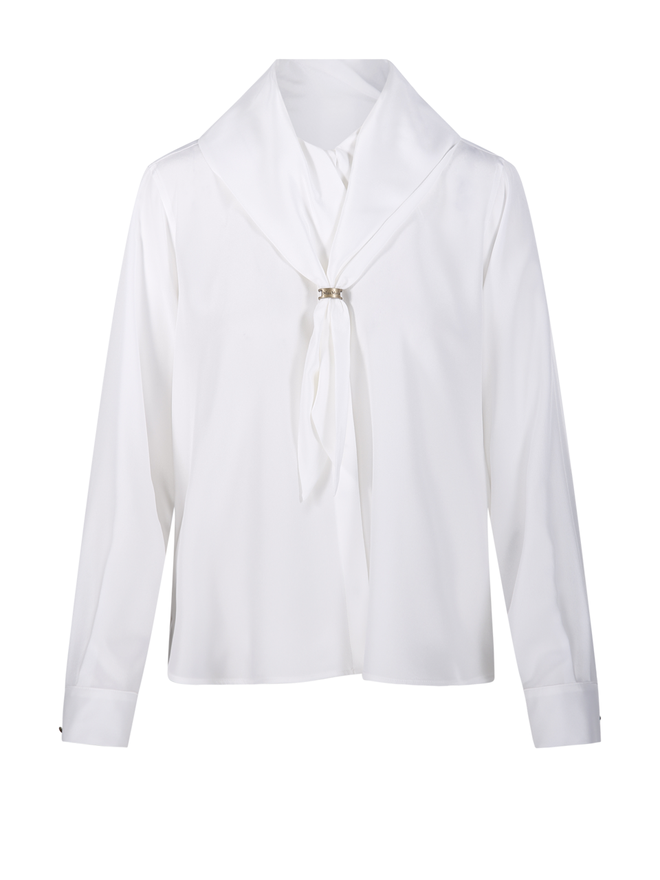 WOMAN MAXMARA WHITE SILK DRY SHIRT