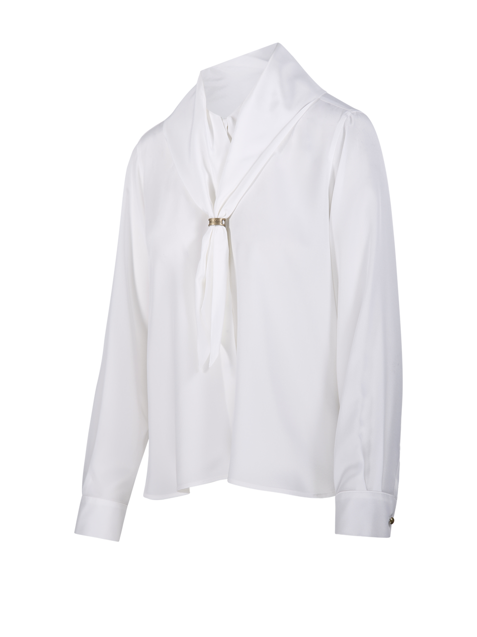 WOMAN MAXMARA WHITE SILK DRY SHIRT