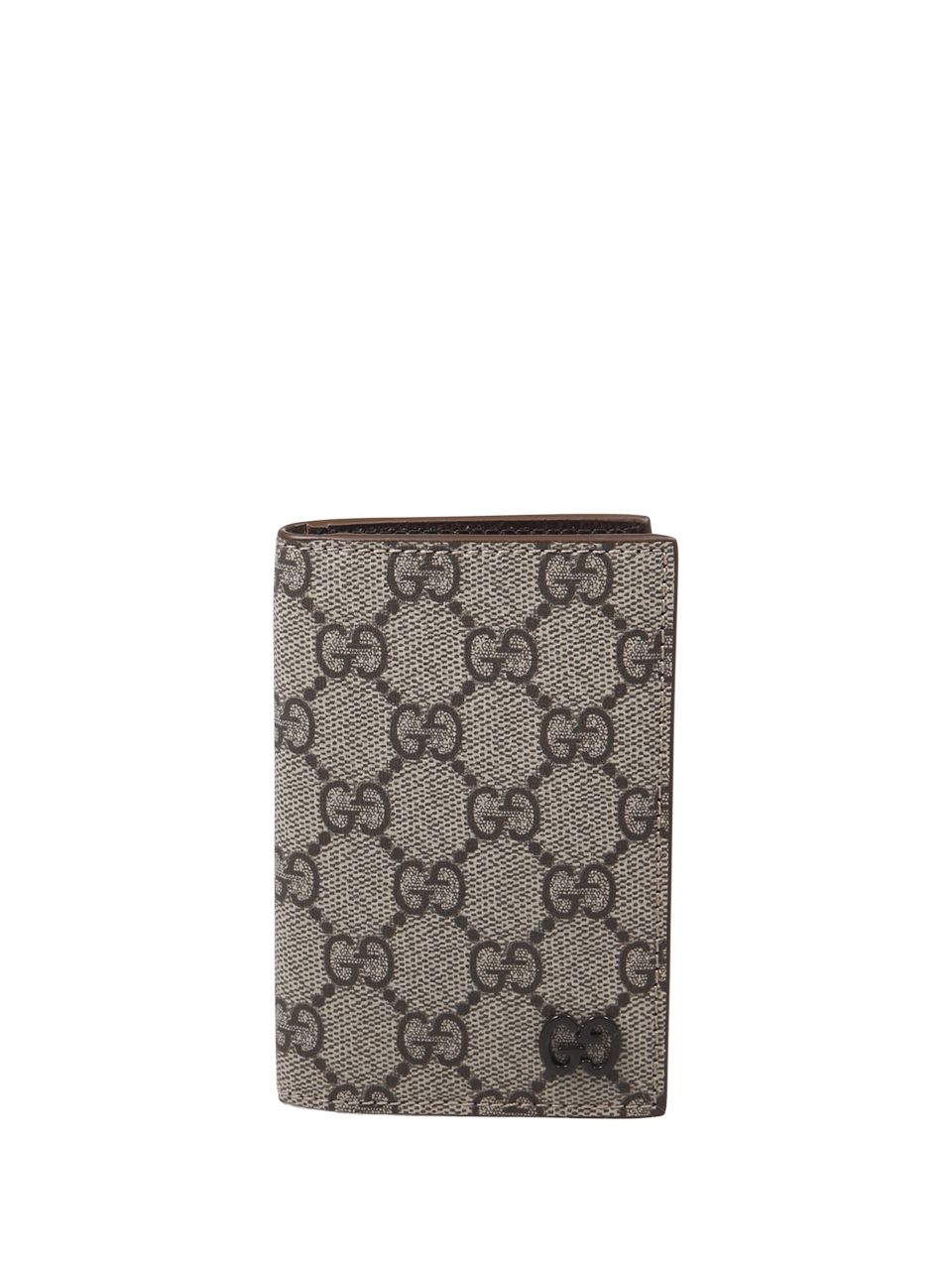 MEN GUCCI BEIGE LEATHER VERTICAL WALLET