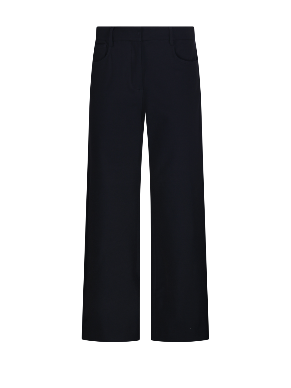 WOMAN MAXMARA S BLUE COTTON GELA PANT