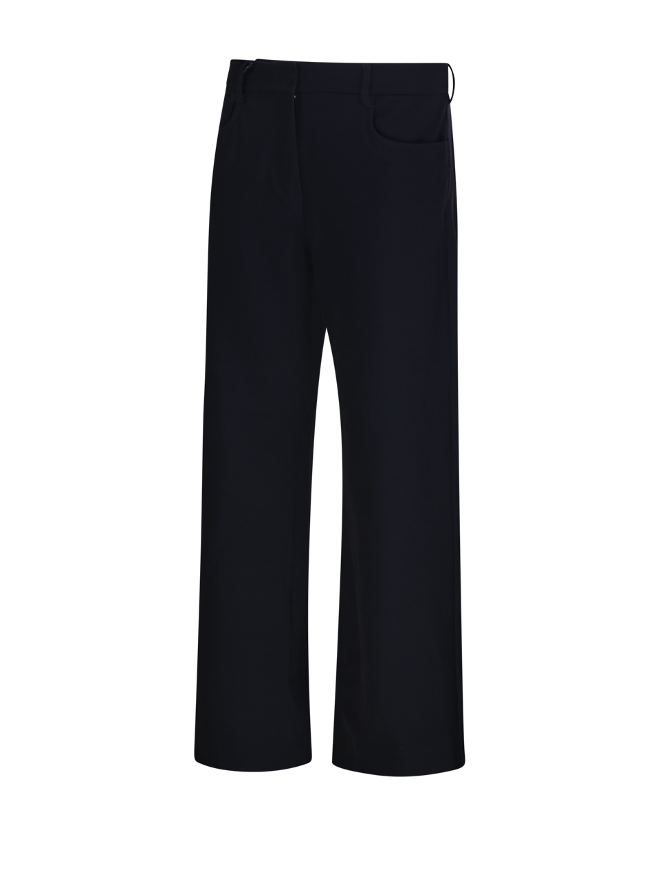 WOMAN MAXMARA S BLUE COTTON GELA PANT