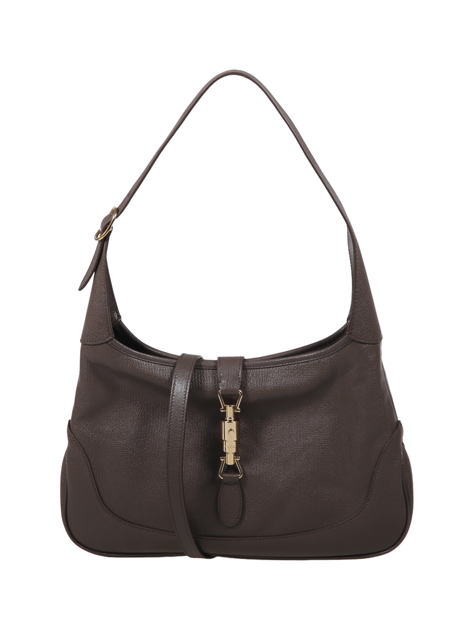 WOMAN GUCCI BROWN LEATHER JACKIE 1961 SHOULDER BAG