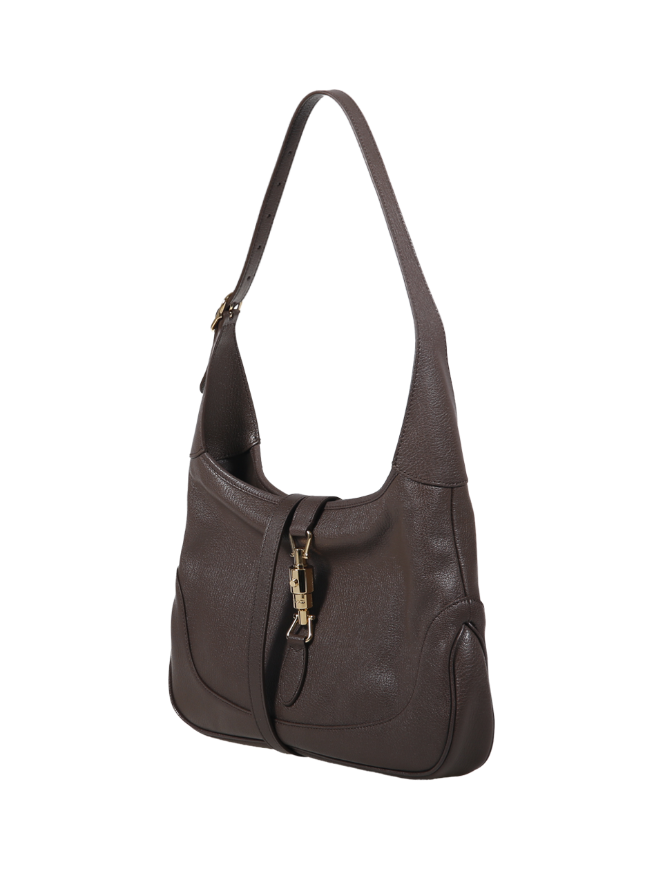 WOMAN GUCCI BROWN LEATHER JACKIE 1961 SHOULDER BAG