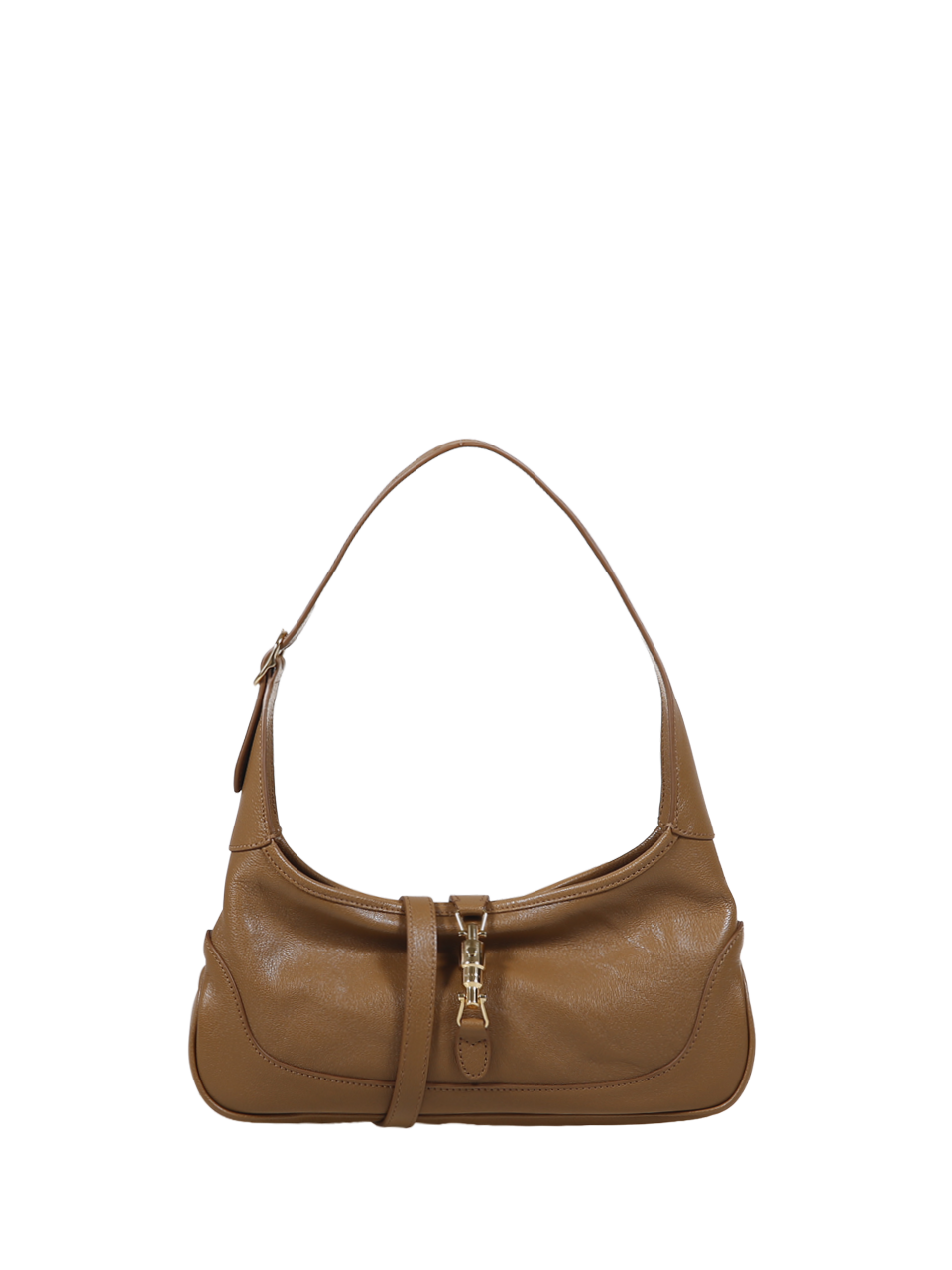 WOMAN GUCCI BEIGE LEATHER JACKIE 1961 SLIM SHOULDER BAG